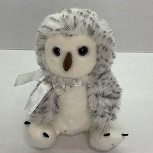 Snowy Owl Plush Russ Berrie Shining Stars 8" White